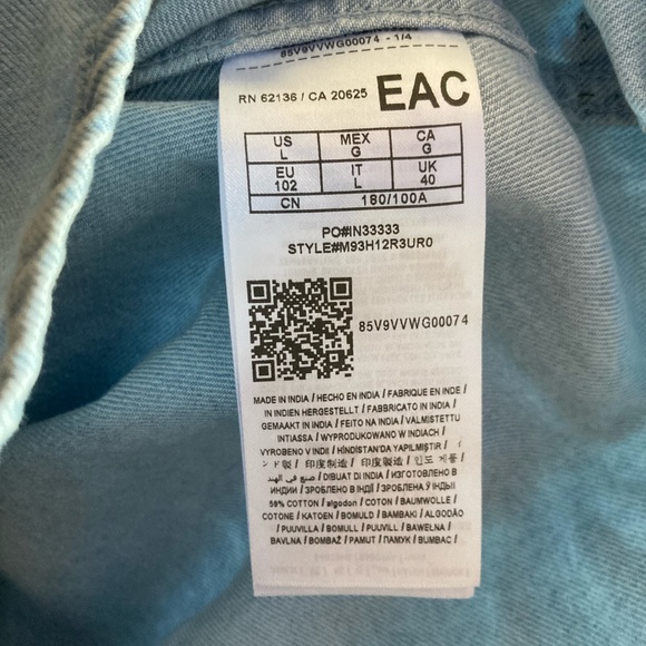 Guess Large Denim Shirt - Picture 5 of 7